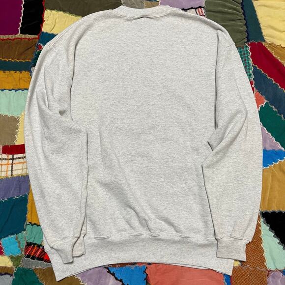 Vintage Lassiter Trojans Burgundy Grey Crewneck Sweatshirt XL - Picture 2 of 6